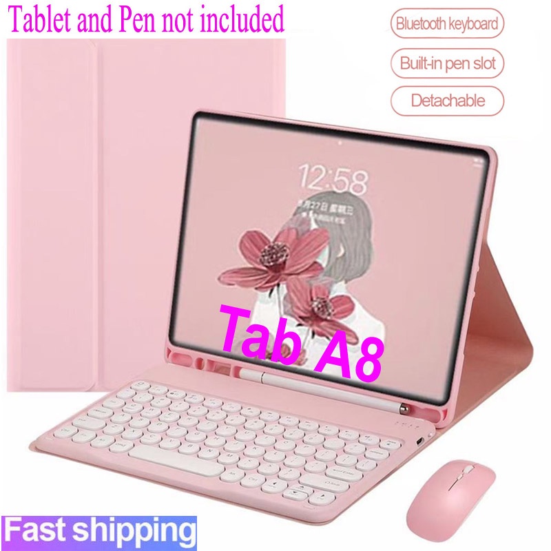 Keyboard Cover For Samsung Galaxy Tab A8 10.5‘’ 2022 Bluetooth Keyboard Mouse Cover (Tablet not included)