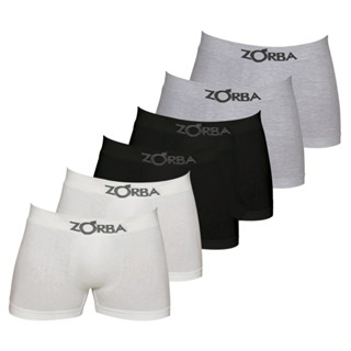Kit com 6 Cuecas Boxer Zorba 781