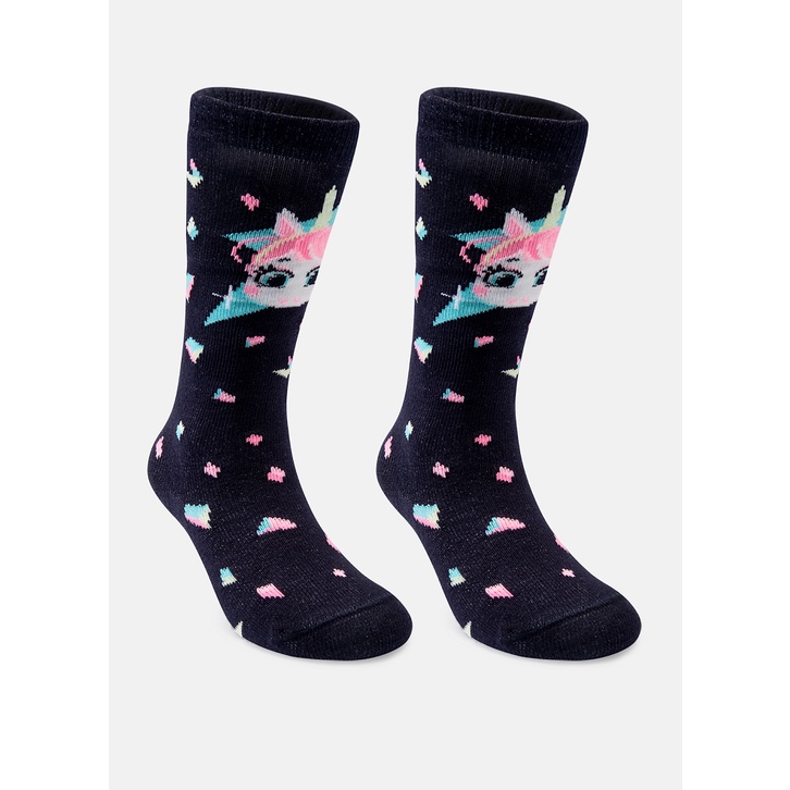 Meia Soquete Bebê Menina 3/4 Unicórnio - Puket