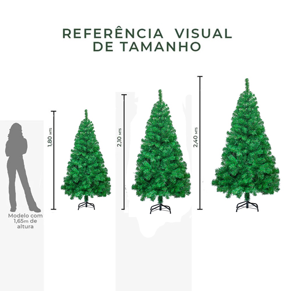 Árvore de Natal Dinamarca 180cm 580 Galhos com Acessorios e Pisca | Shopee  Brasil
