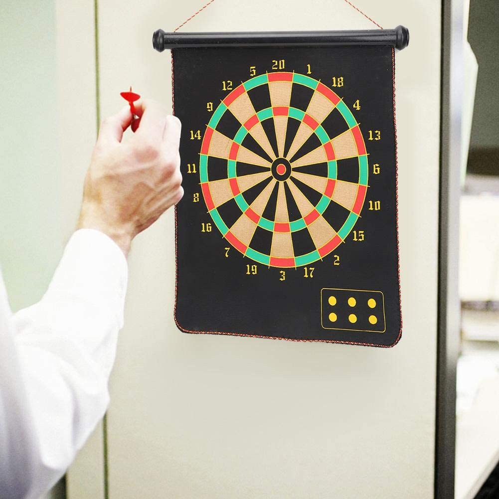 Jogo de Dardos Magnéticos com 4 Dardos 2 Lados 36x28cm