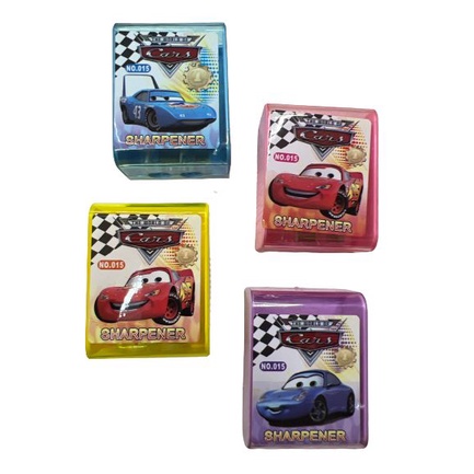 Apontador de lapis com Depósito Box carros Infantil