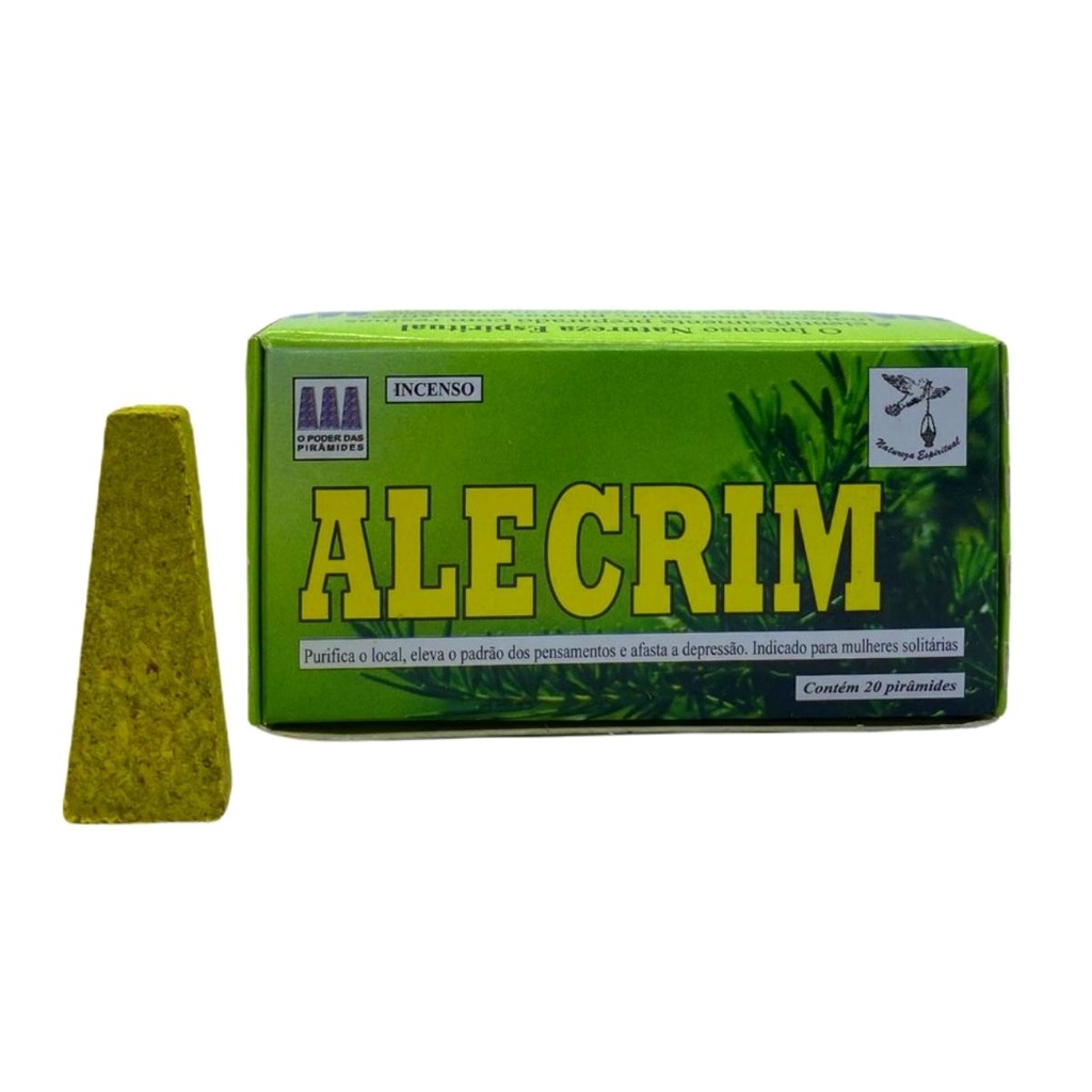 Defumador Natureza Espiritual Tablete Alecrim