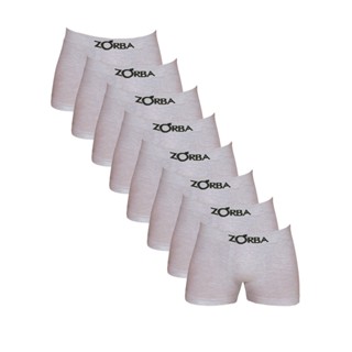 Kit Com 8 Cuecas Boxer Algodão Sem Costura Zorba 781