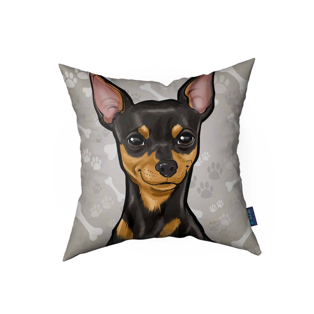 Capa de Almofada Estampada Pinchers em Oferta na Shopee