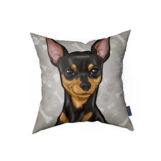 Capa de Almofada Estampada Pinchers em Oferta na Shopee