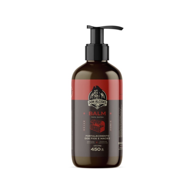Balm Para Barba Hidratante 450g Barba Negra Don Alcides