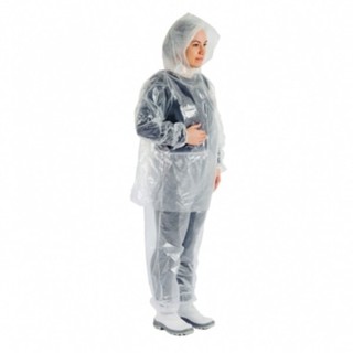 Conjunto Capa de Chuva (Calca E Camisa) Com Elástico E Capuz Ca 30354/30355 Prevemax