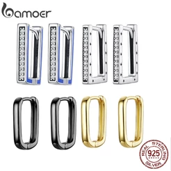 Bamoer Brinco De Zircônio Simples Clipes De Orelha Moda Bijuteria Para Meninas Femininas