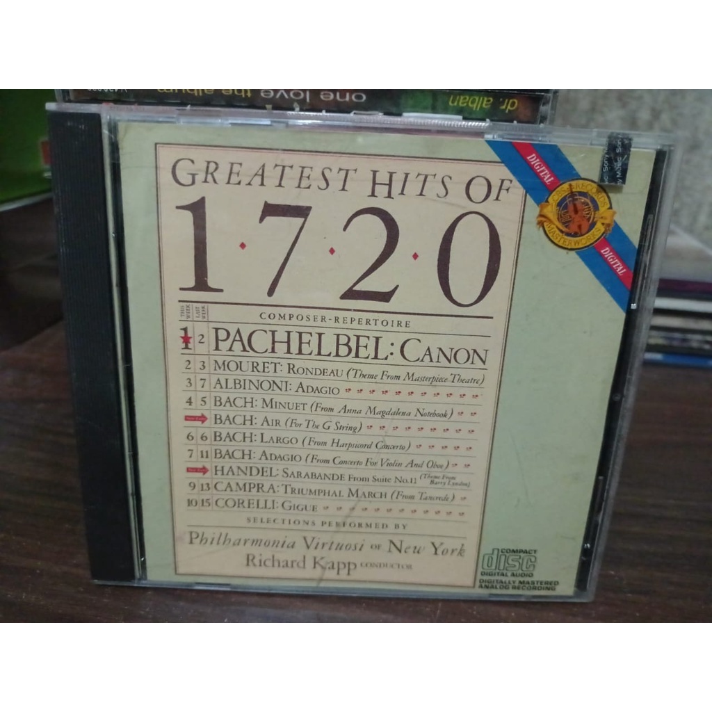 CD Philharmonia Virtuosi of New York, Richard Kapp – Greatest Hits Of 1720