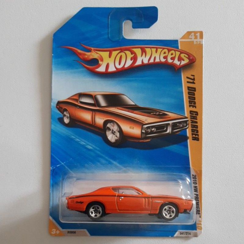 Hot Wheels 71 Dodge Charger R/T 440 Six-Pack 2010 Hw Premiere