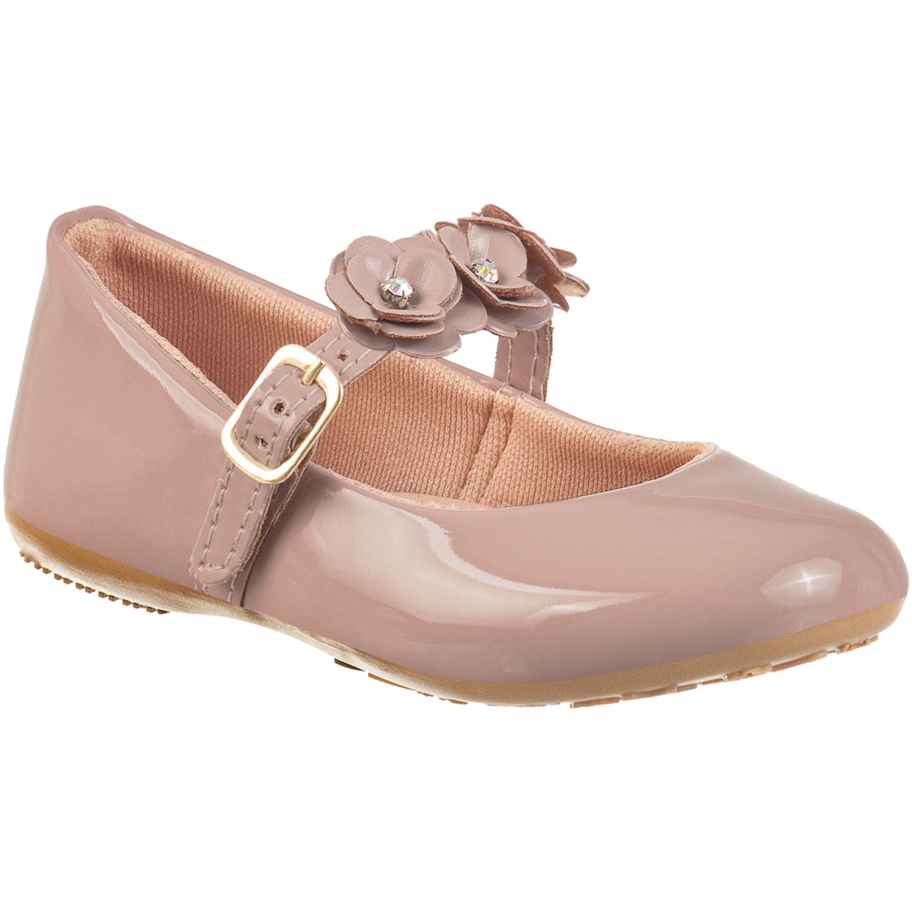 Sapatilha Infantil Sapato Laço Brilho Flores Leve Boneca Fofinha Bebê Salomé Menina Rasteirinha Macio Conforto Daminha em Oferta na Shopee