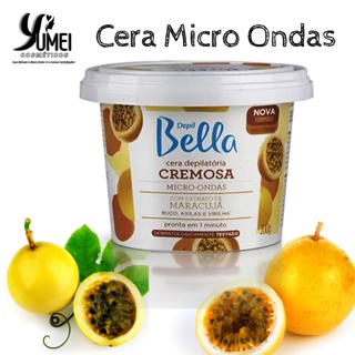 CERA MICRO-ONDAS CREMOSA MARACUJÁ DEPIL BELLA 200G em Oferta na Shopee
