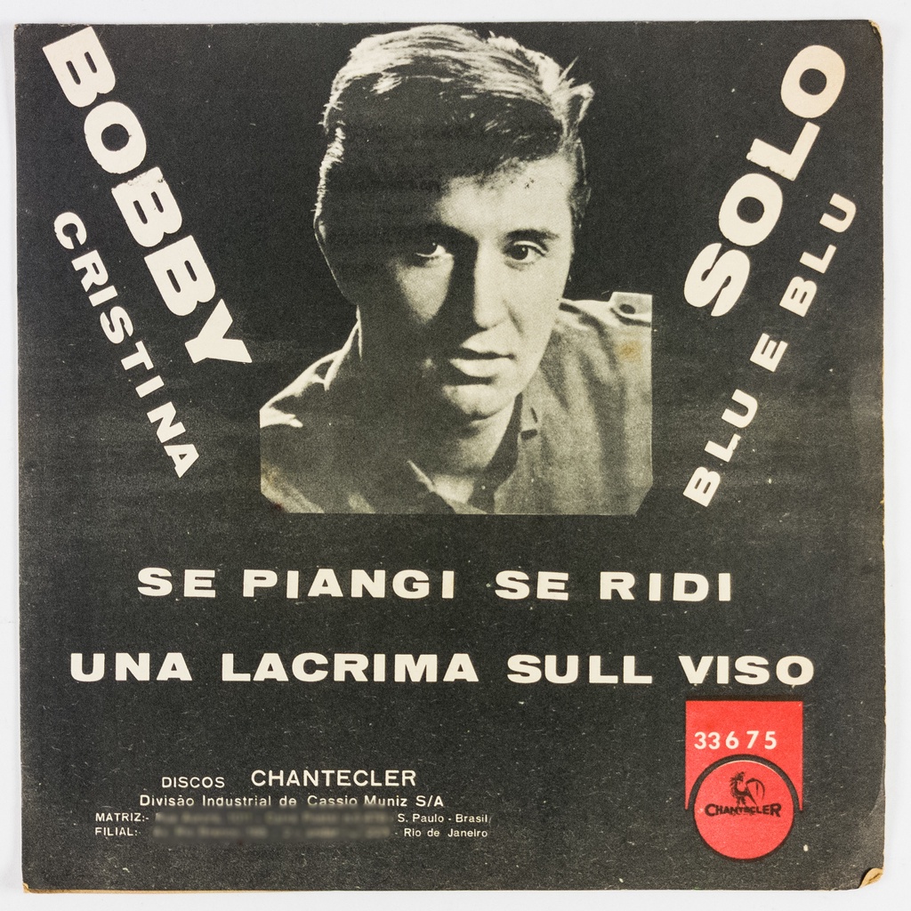 Disco Vinil Compacto Bobby Solo Cristina Blu e Blu