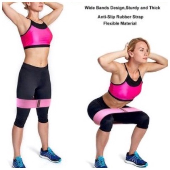 Kit 3 Faixas Elásticas De Exercício Hip Resistance Bands promoção