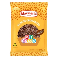 Flocos Sabor Chocolate Crocantes Mil Cores 500g - Mavalério