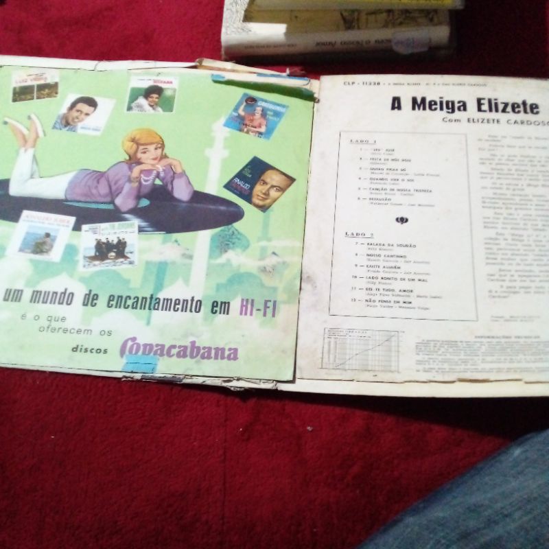 Disco Vinil Elizete Cardozo A meiga Elizete n 4