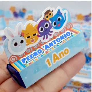 BOLOFOFOS Kit Porta bis azul ou rosa 20 unidades (folhas para recortar) TEMOS TODOS OS TEMAS