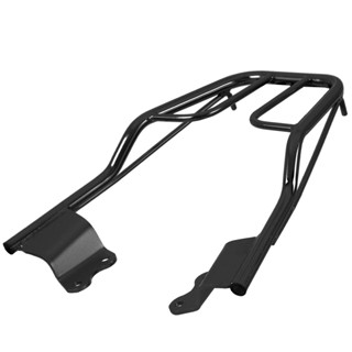 Bagageiro Sansão Cromo Forte Moto Fazer 150 2014 2015 2016 Aço Maciço Preto e Cromado