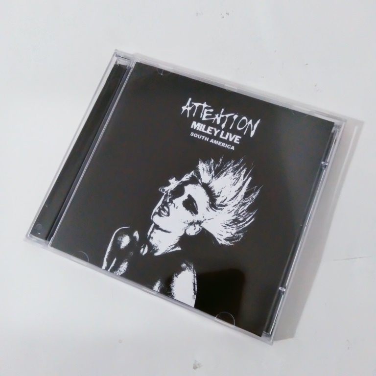 CD Miley Cyrus - ATTENTION MILEY LIVE South America EP fan edition ...