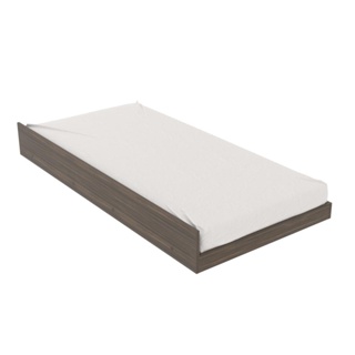 Cama de Solteiro Auxiliar para Colchão 88 x 188 cm Multimóveis CR35012 Nogal em Oferta na Shopee