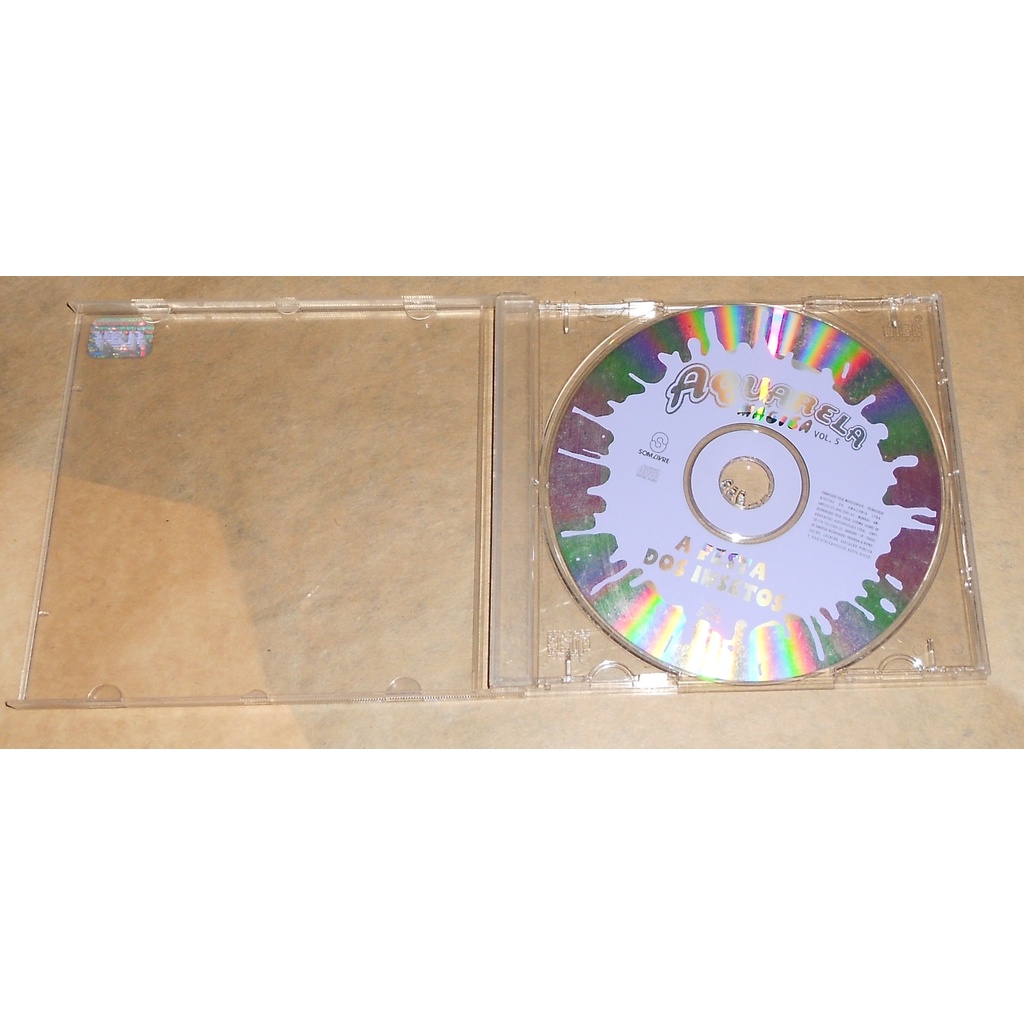 CD AQUARELA MAGICA VOL. 5 - A festa dos insetos - Musica Infantil