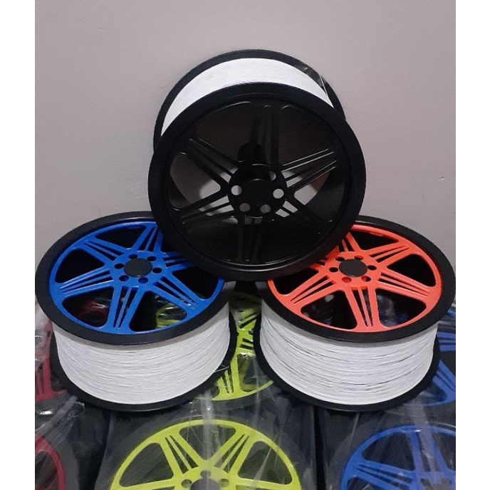 Carretilha para pipa 26 cm Grande com 500 jardas de linha Naylon colorido