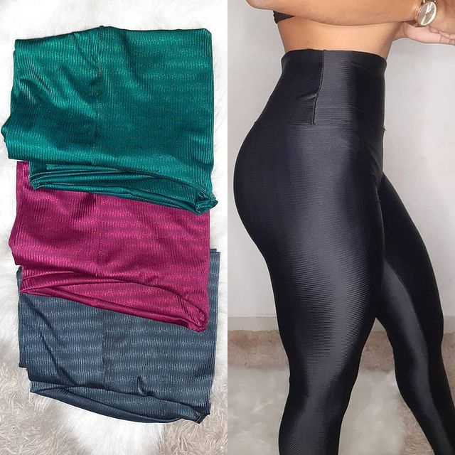 Calça Legging leg Fitness Moda Academia Estilo Sempre Cós Alto