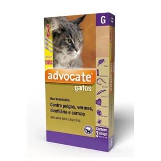 Antipulgas Advocate Para Gatos De 4 A 8 Kg Combo 3 Pipetas