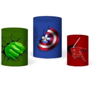Trio Capa Cilindro Heróis Veste Fácil