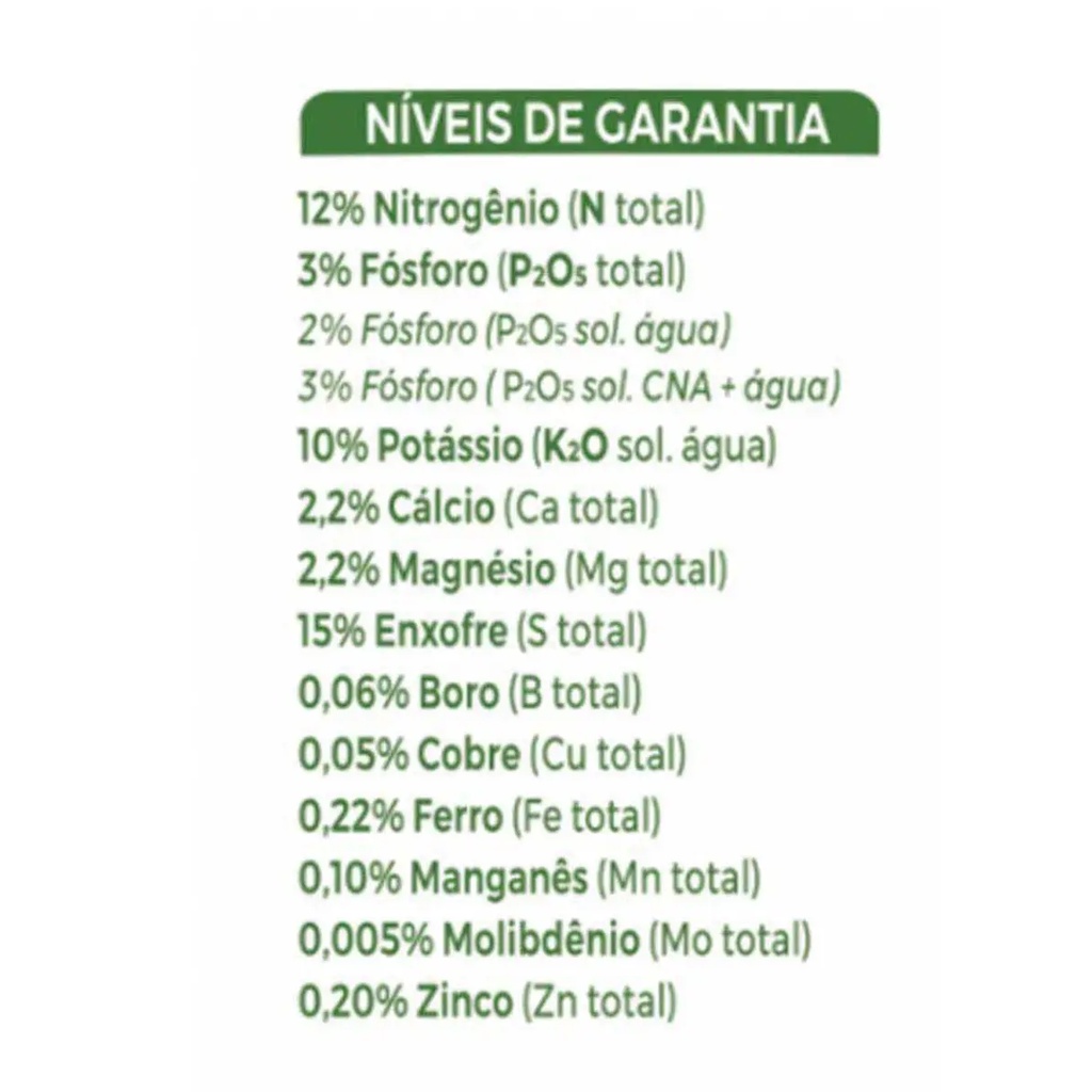 Detalhes do Fertilizante Forth Jabuticabeiras Balde 3kg Jabuticaba Forth