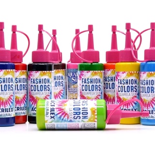 Kit 10 Tinta Tie Dye Aquarela Silk Acrilex em Oferta na Shopee