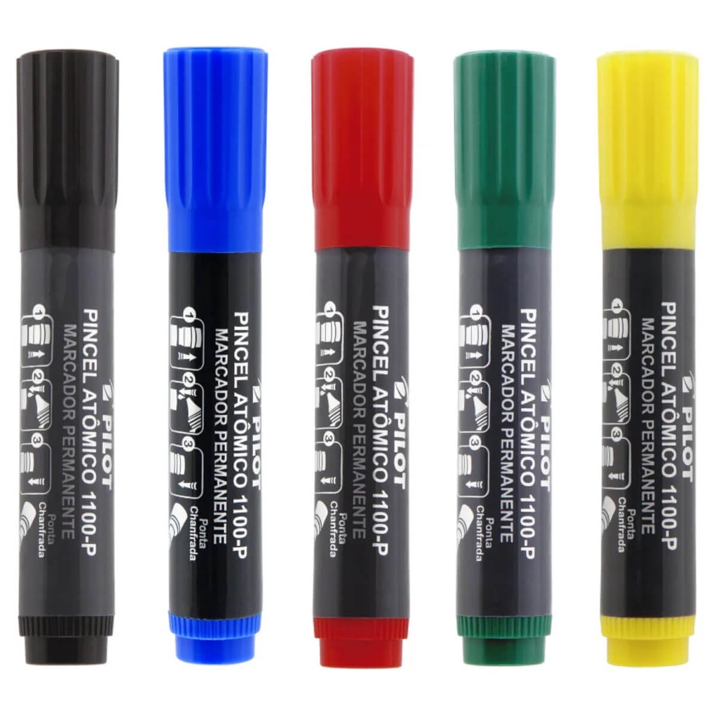 Caneta Marcador Permanente Pincel Atômico 1100-P Original Pilot Cores Especiais em Oferta na Shopee