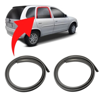 Par Canaleta Borracha Vidro Porta Traseira Corsa 4 Portas em Oferta na Shopee