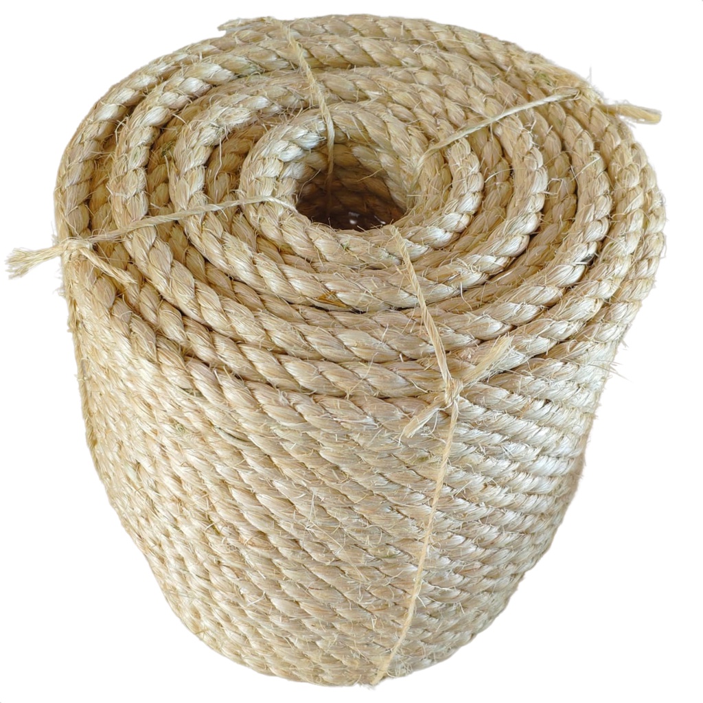 Corda de sisal 15 metros 10mm decoração e arte