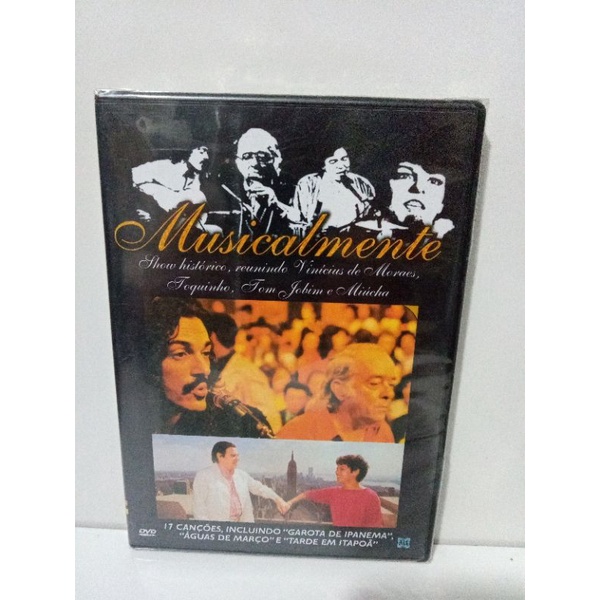 dvd Toquinho Tom Jobim Miúcha musicalmente Lacrado de fabrica original