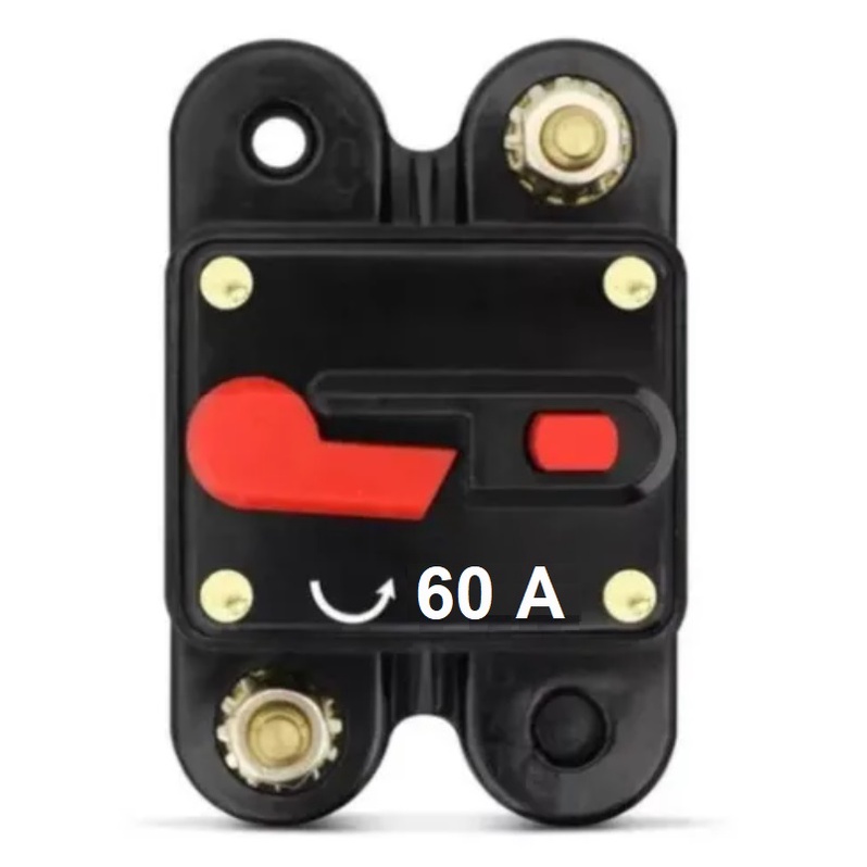 Disjuntor Som Automotivo 12v Chave Geral 80A 100A 140A OU 200A