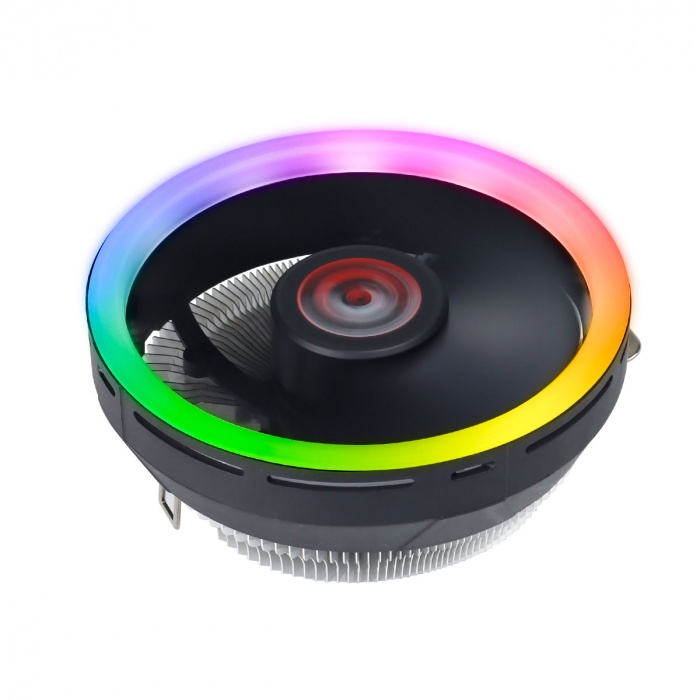 COOLER PARA PROCESSADOR ZEFIROS RAINBOW 120MM (INTEL/AMD) - ACZFRRB