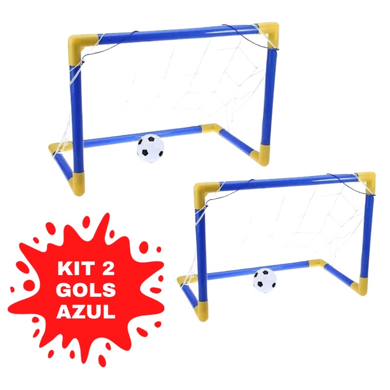 Kit Futebol Golzinho Mini Trave Rede e Bola brinquedo para menino