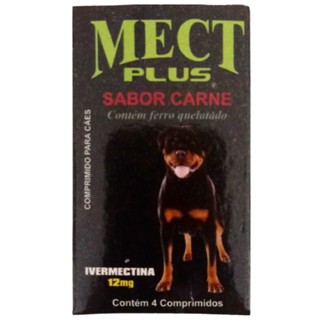 Anti Pulgas Para Cães de 30 à 60kg Mect Plus 12Mg