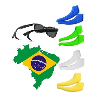 Trava Suporte Gancho Brasil De Orelha Haste De Óculos 4 pares
