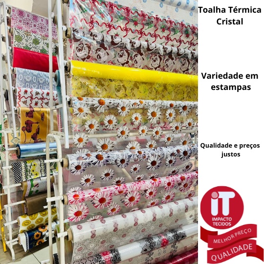 Toalha Plástica Cristal transparente para mesa 0,50 x 1,37 espessura 0,10m Leia a descrição para medidas.