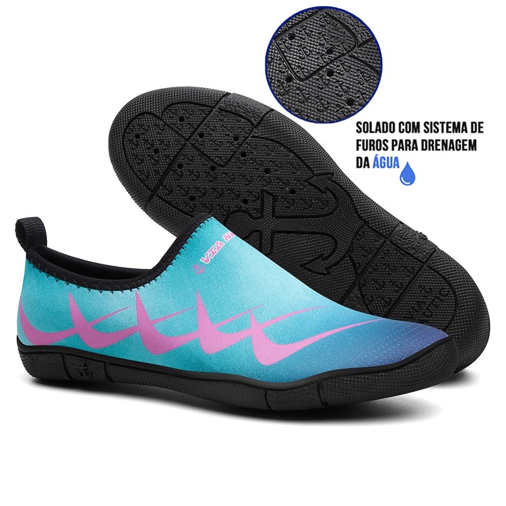 Sapatilha Aquática Nautic Neoprene Híbrida Beach Praia — imagem 2 de 2