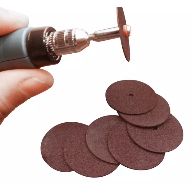 Kit 38 Pçs Discos De Corte 24mm Dremel Mini Retífica Furadeira