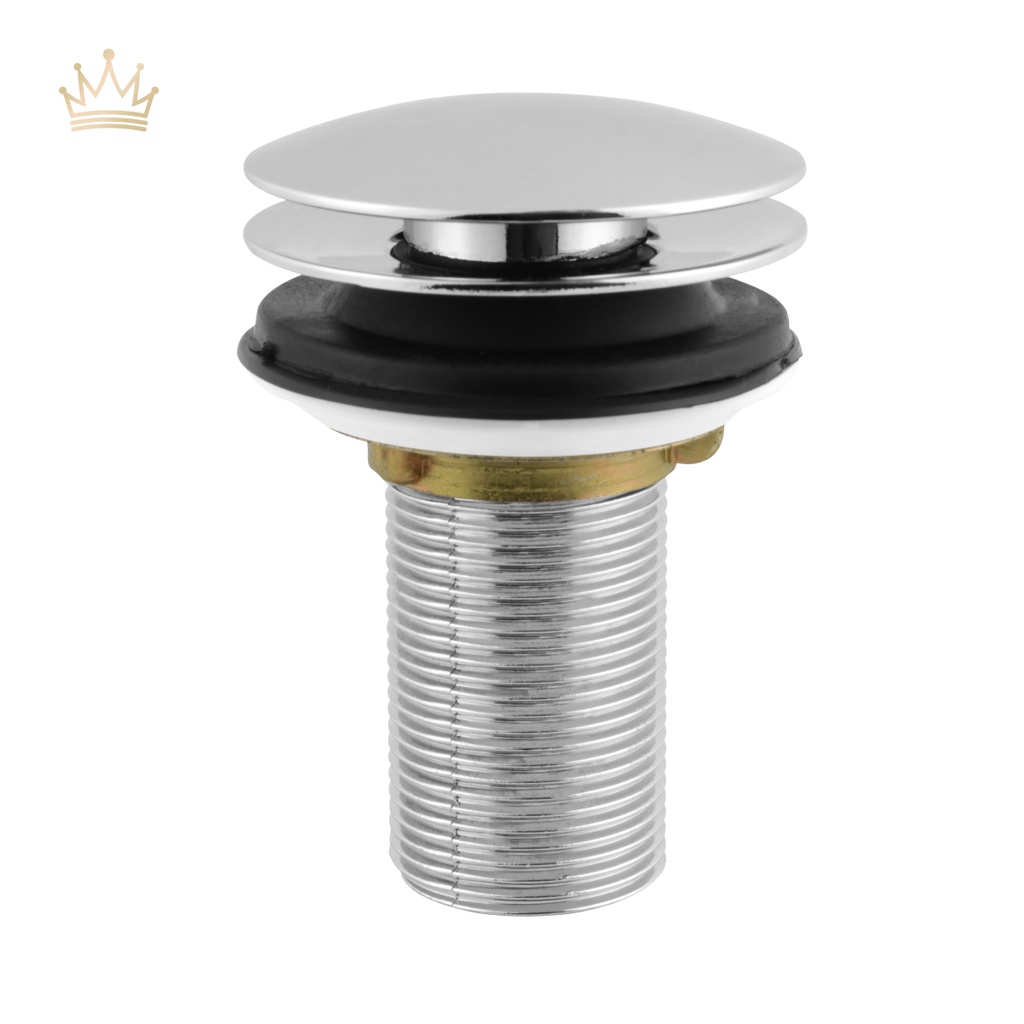 Valvula Ralo Click 7/8 Cromada Inox Pia Lavabo Cuba Potenza