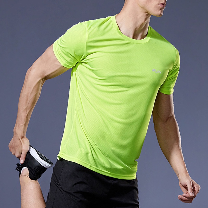 Camisa De Ginástica Masculina Exercício De Treino Roupas Esportiva Tops Leves