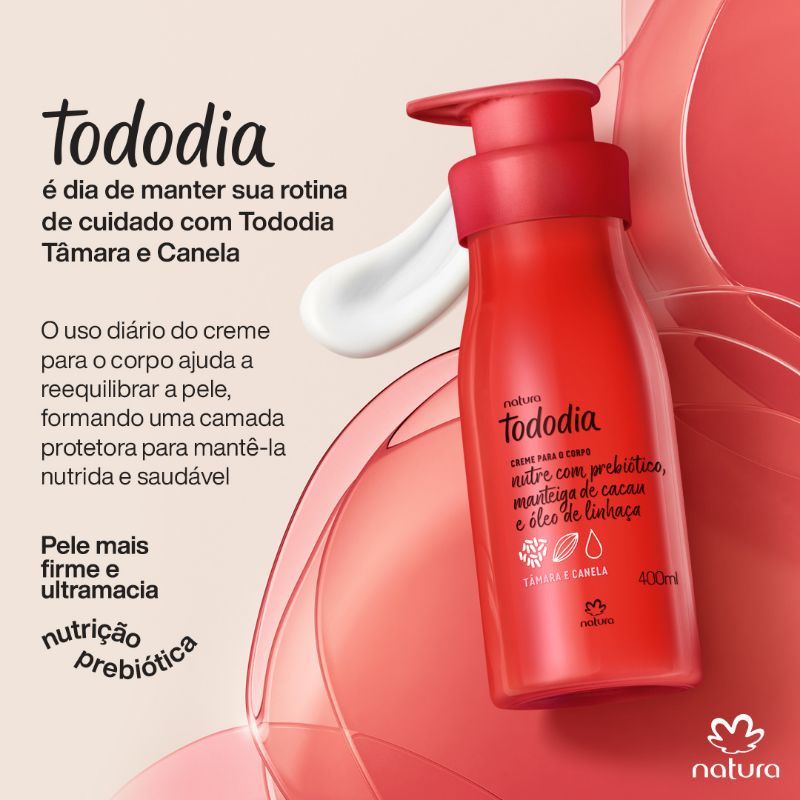 Hidratante Tododia Tamara E Canela Natura Ml Shopee Brasil