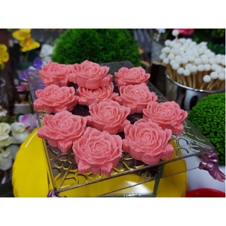 Kit 30 unidades Rosa Lavínia G de 4cm - Decoração Lembrancinhas casamento aniversário em Oferta na Shopee