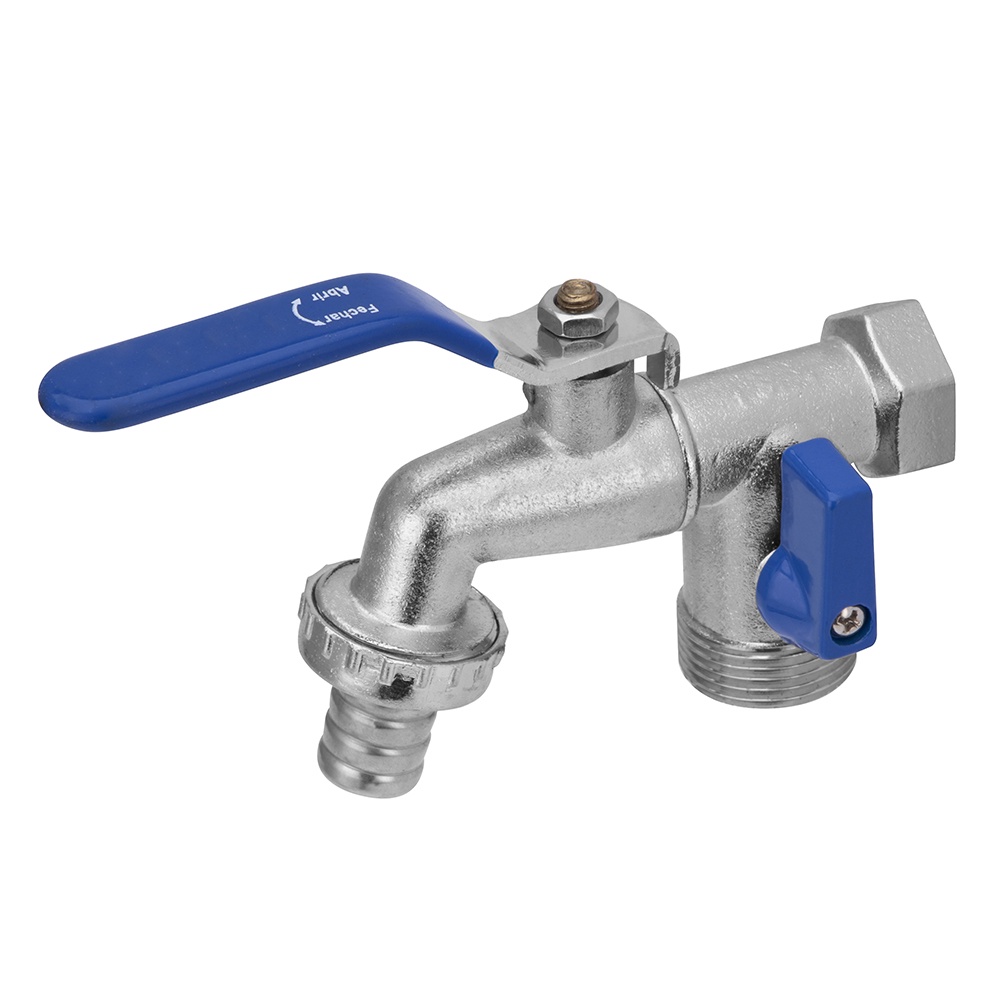 Torneiras Esfera Tanque E Maquina Duas Saidas Bico 1/2 X 3/4 em Oferta na Shopee