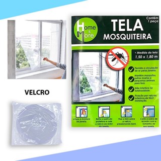 Tela Mosquiteira Em Poliéster Para Janelas com Autocolante Anti-inseto Mosquito